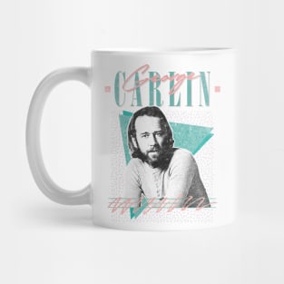 George Carlin / Vintage Style Fan Art Design Mug